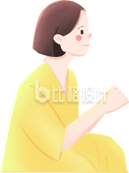 可爱小女孩手绘