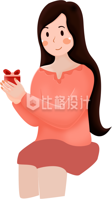 美少女手绘插画