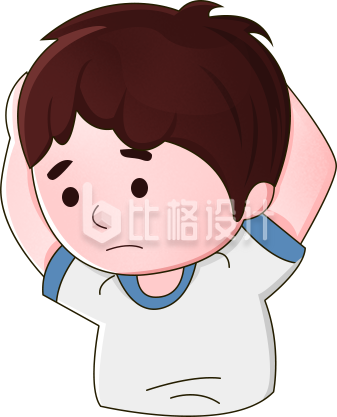 可爱小男孩手绘