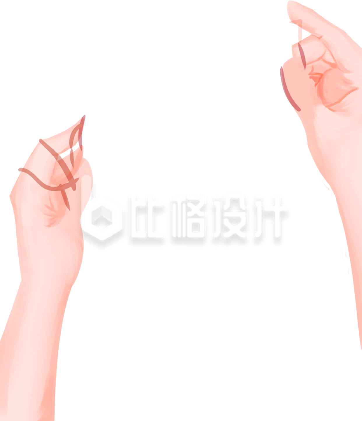 一双手插画