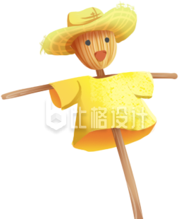 稻草人手绘