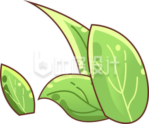 小草植物插画