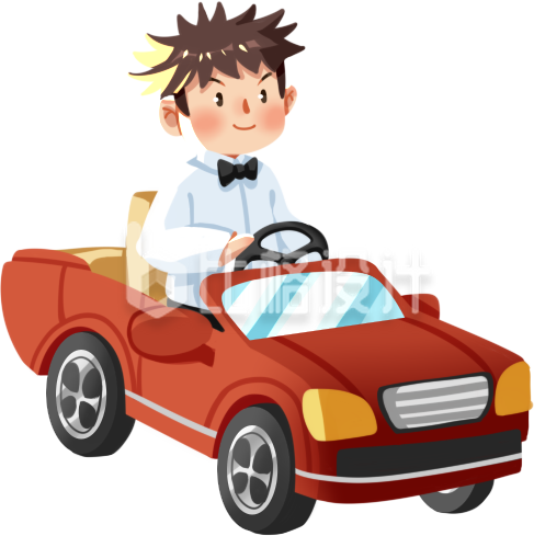 可爱趣味插画小男孩