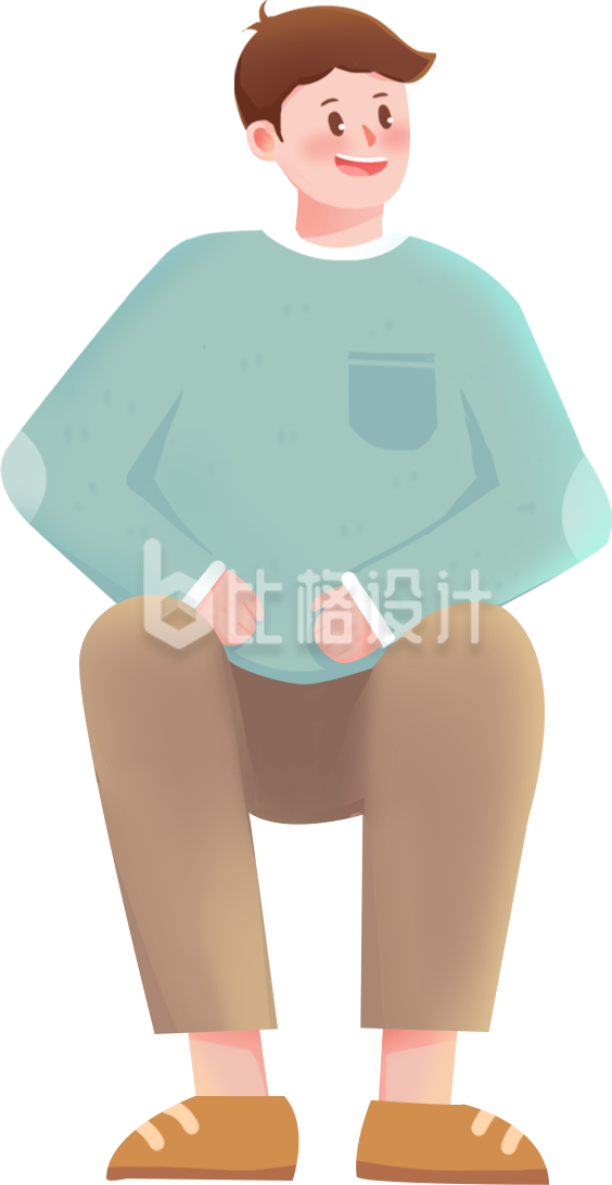 小男孩手绘趣味