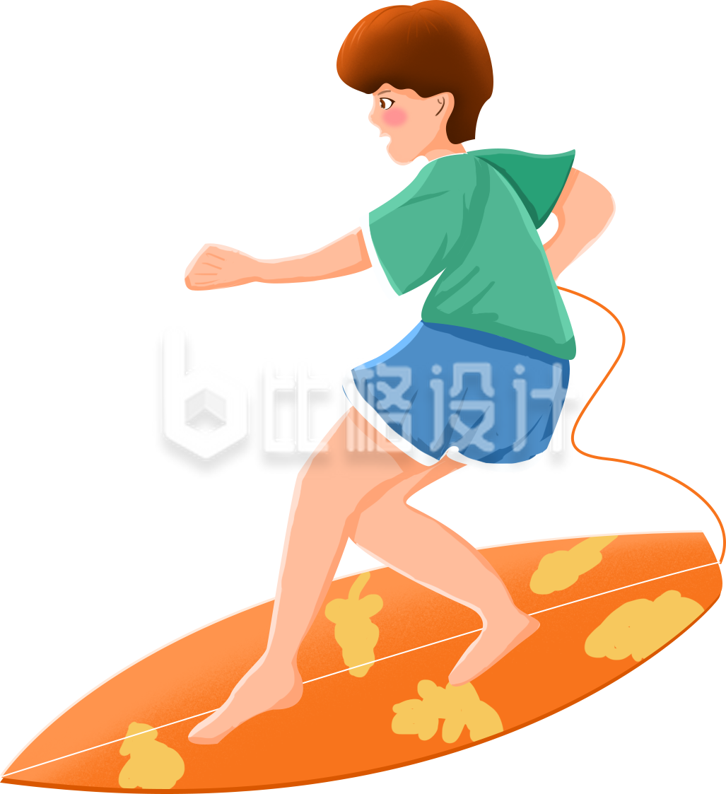 可爱小男孩手绘