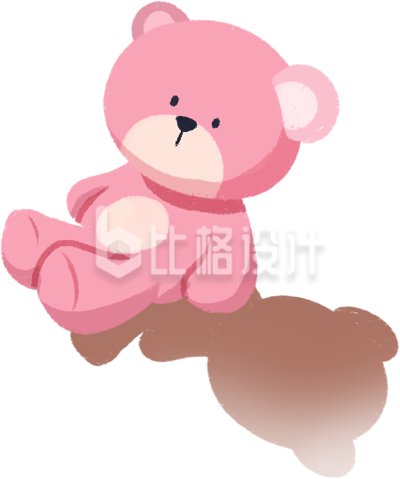 玩具小熊手绘