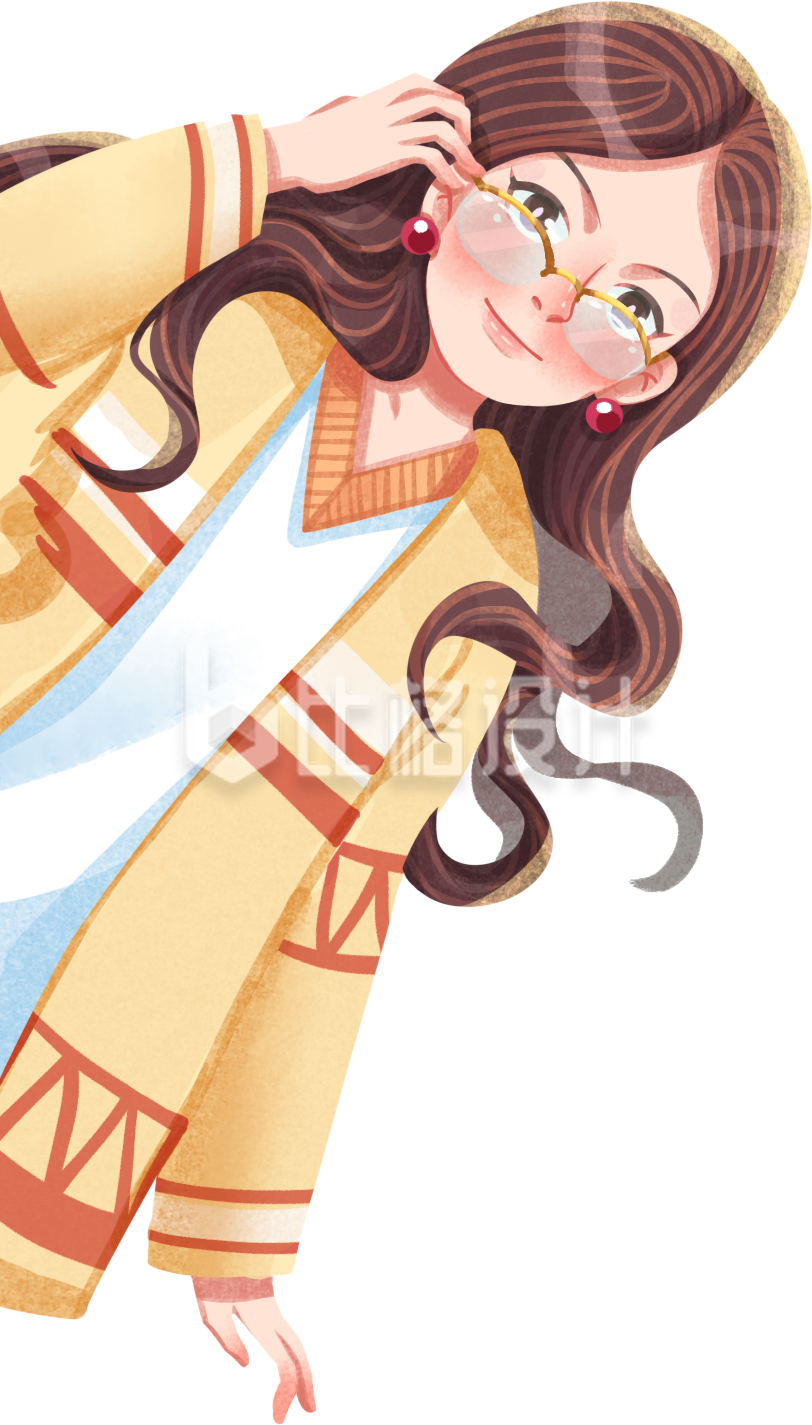 美少女手绘插画