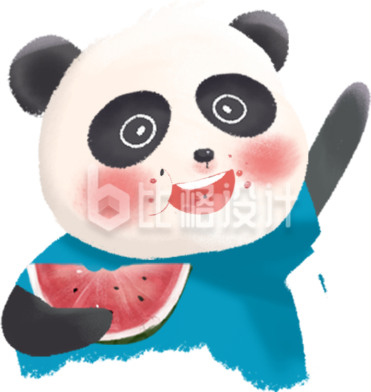 可爱趣味熊猫
