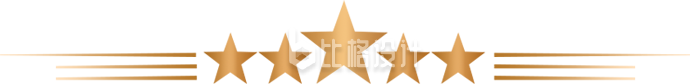 手绘装饰五角星