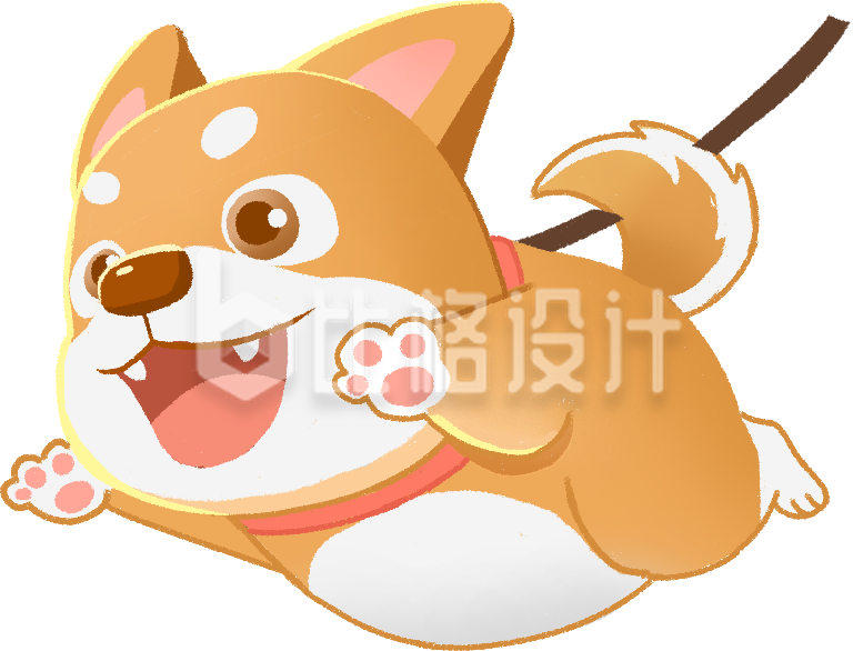 柯基趣味动物宠物手绘