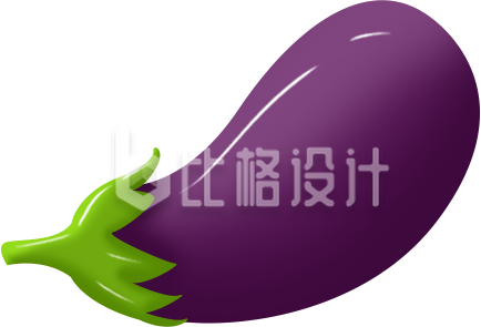 茄子手绘食物