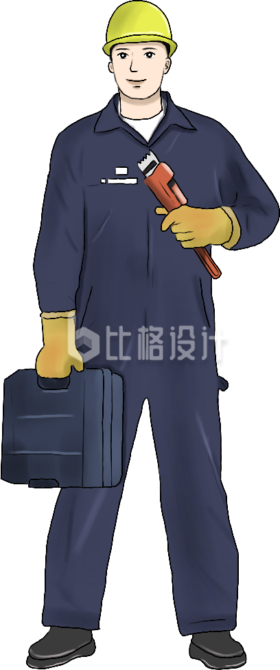 工程师手绘插画