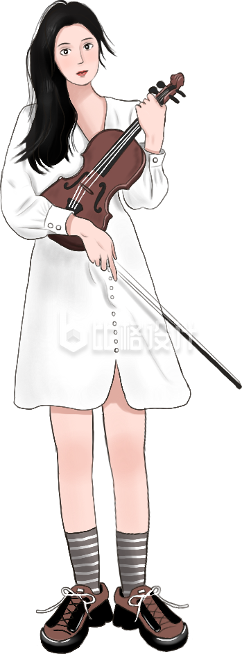 美少女手绘插画趣味