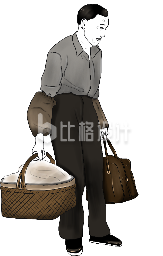 人物劳动人民手绘插画