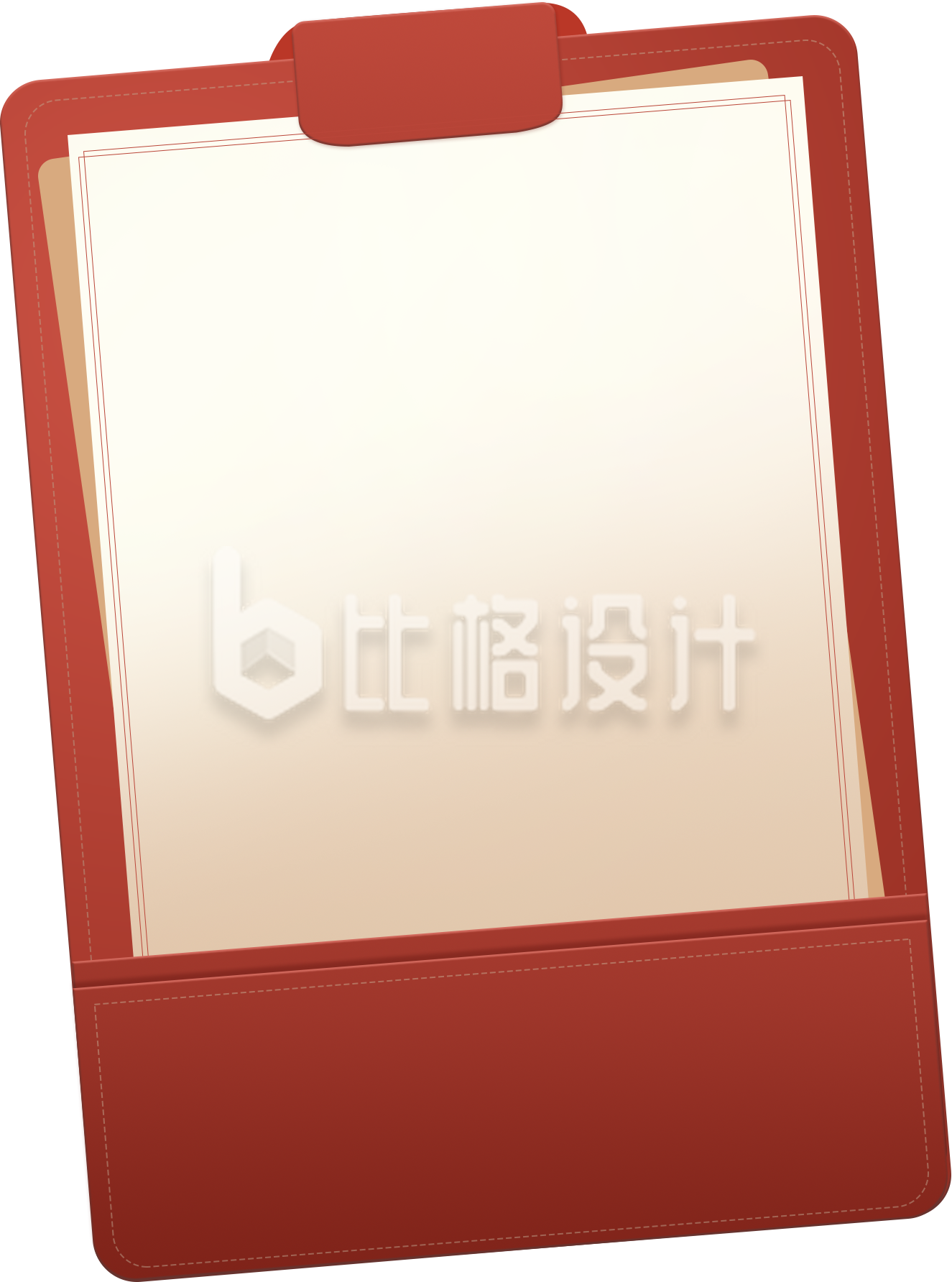文件夹手绘插画