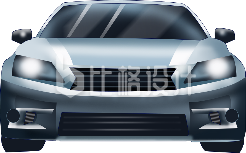 汽车手绘插画