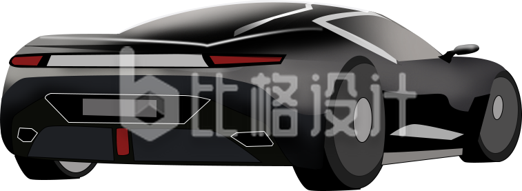 汽车手绘插画