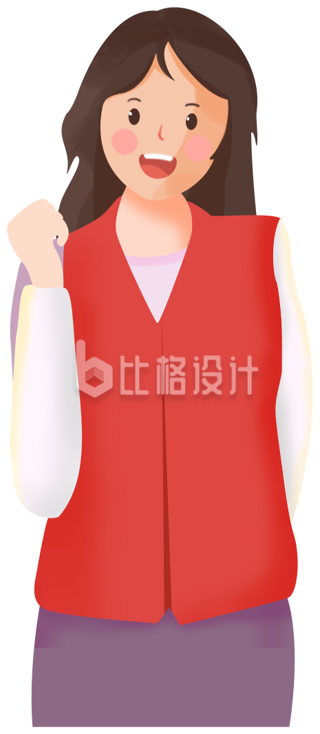 美少女手绘插画趣味