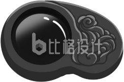 精美中国风砚台图案，尽显传统文化韵味