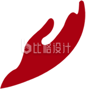 红色手掌造型标志 独特设计引人注目