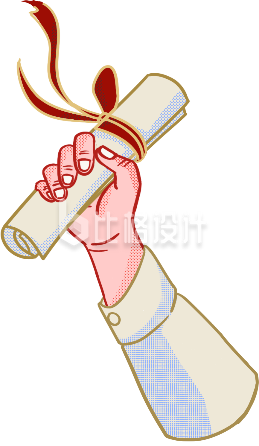 手通知书宣传手绘
