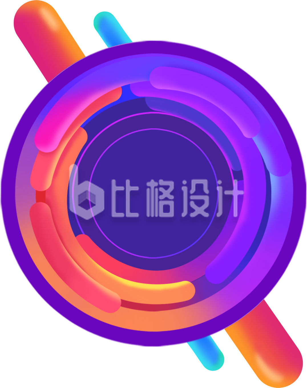 电商促销优惠圆形