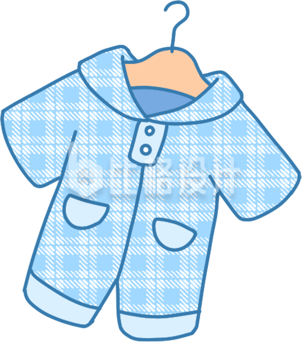 衣服宝宝用品手绘