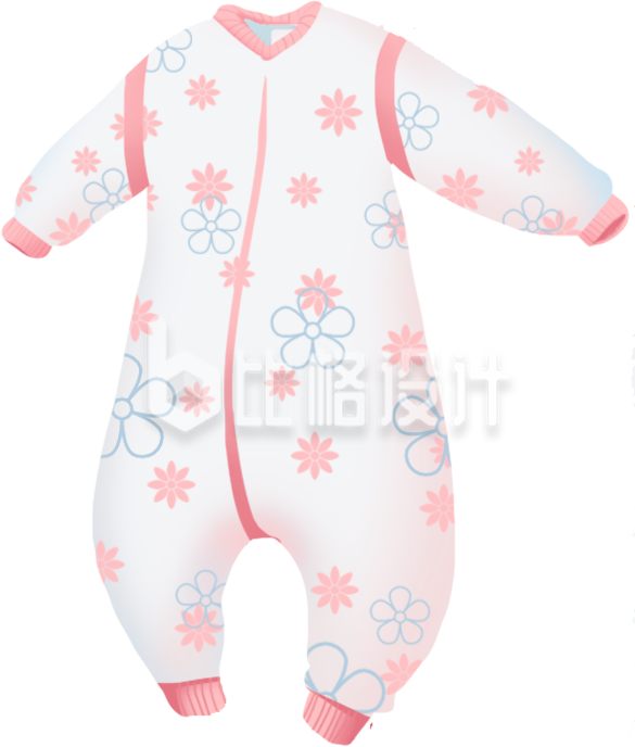 婴儿衣服可爱趣味手绘