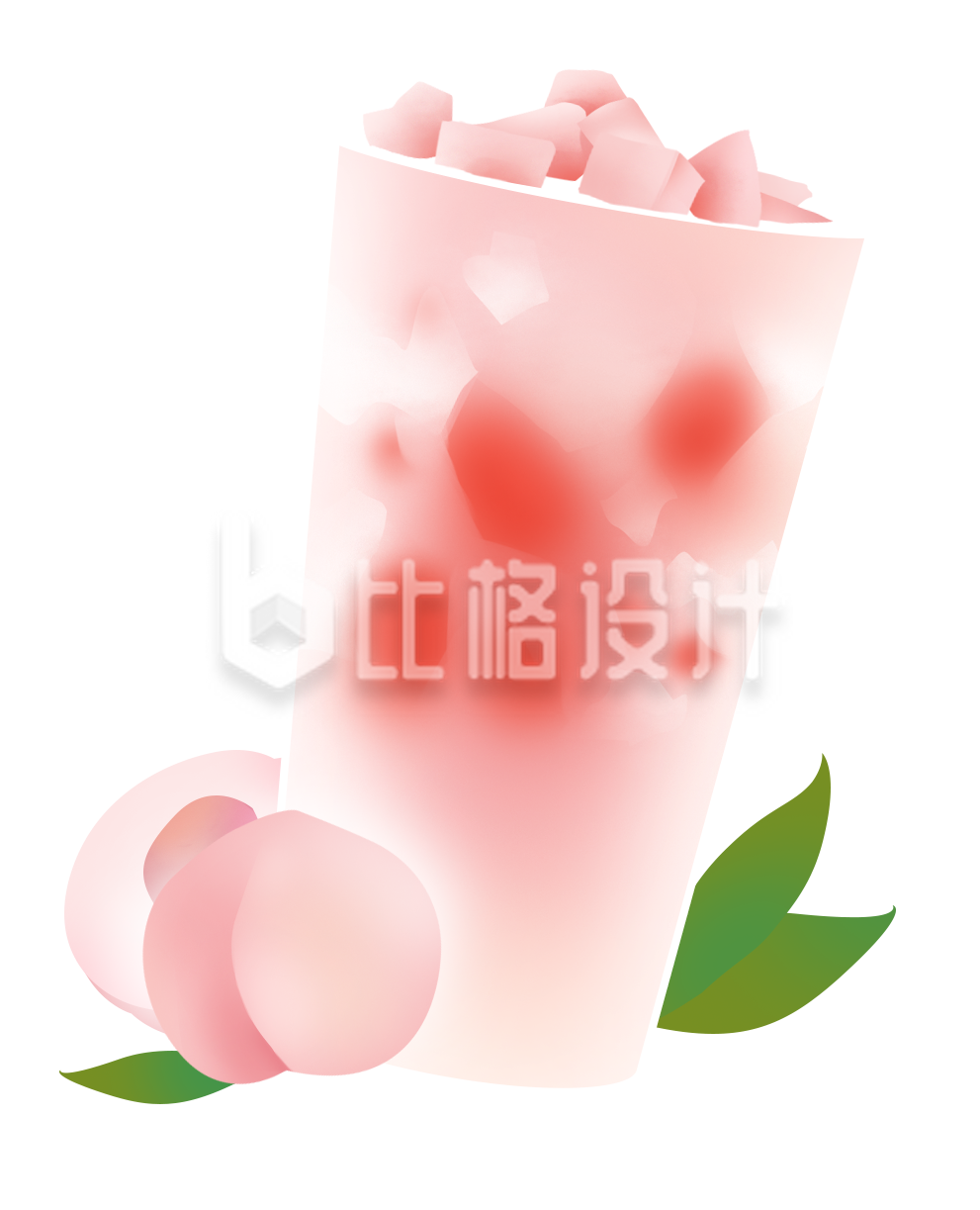 饮料果汁手绘