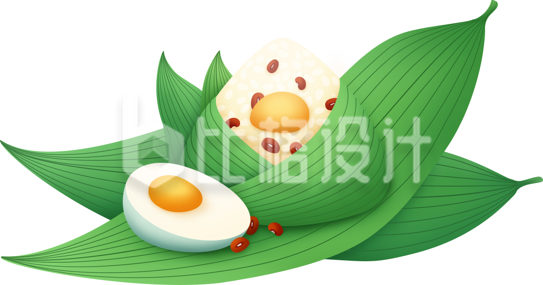端午节咸鸭蛋手绘插画