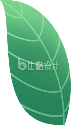树叶植物手绘
