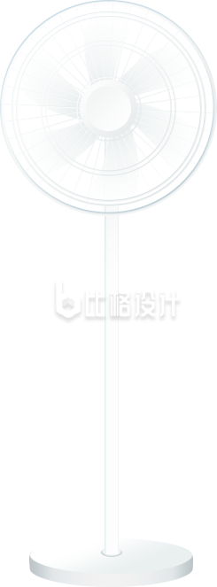 风扇电器手绘