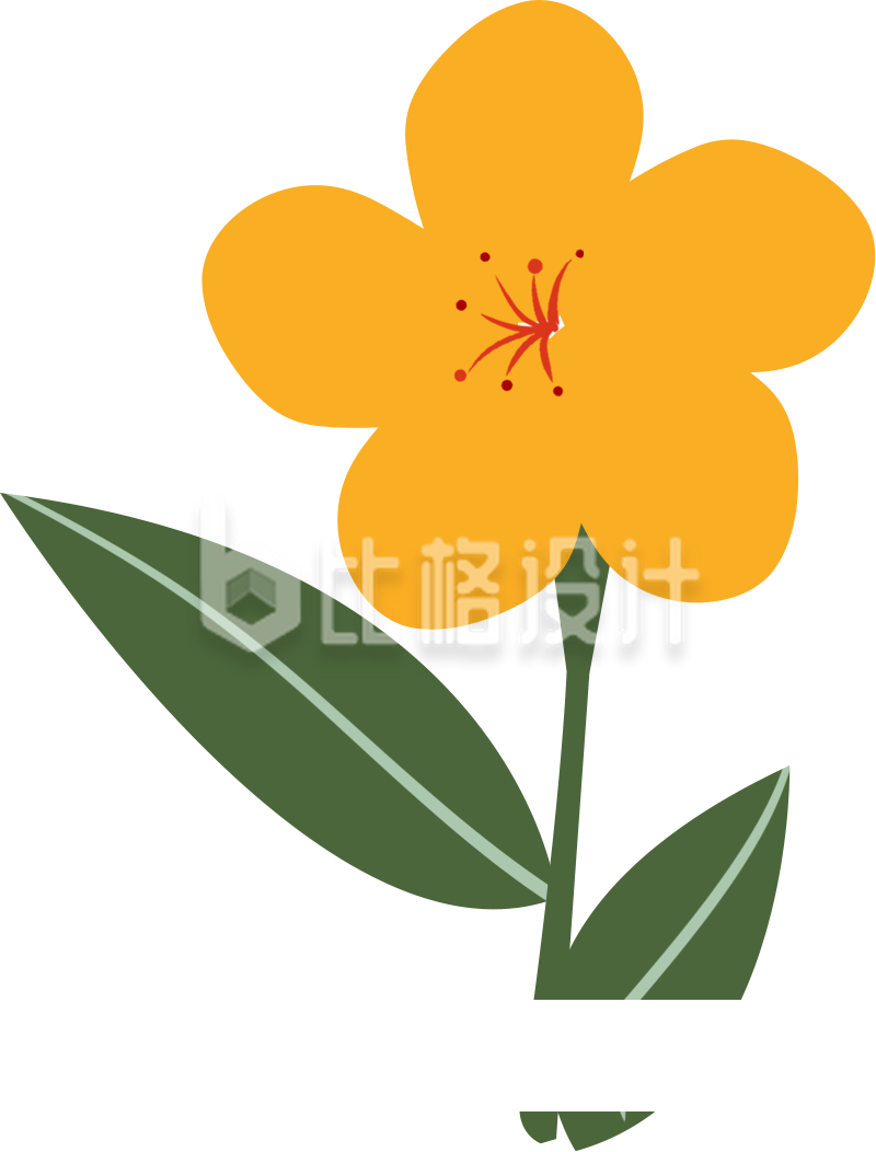 小花植物手绘