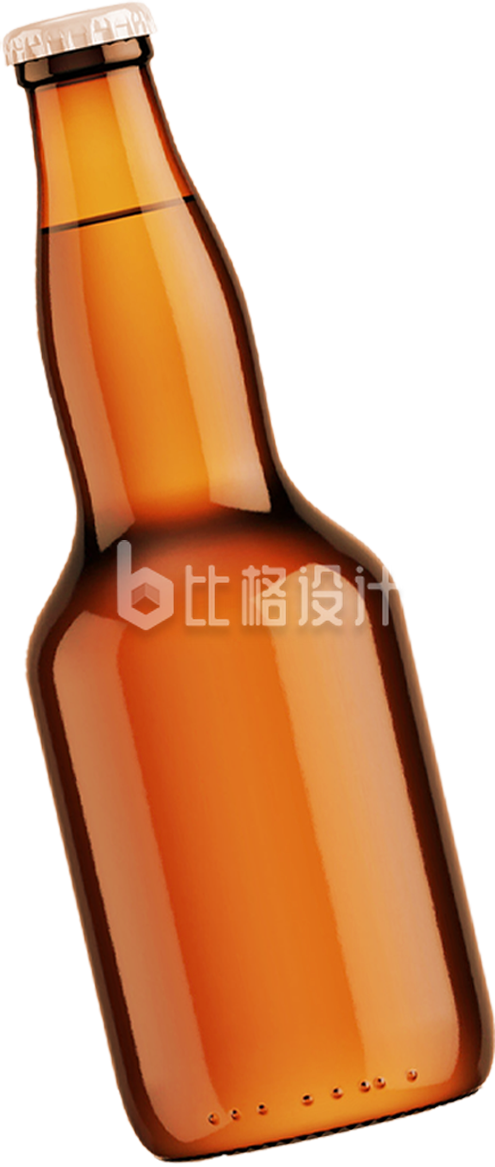 啤酒瓶子手绘