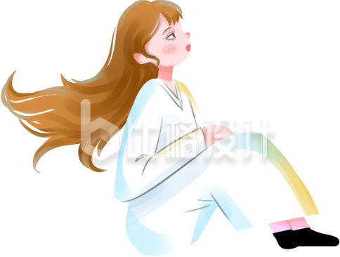 美少女可爱手绘