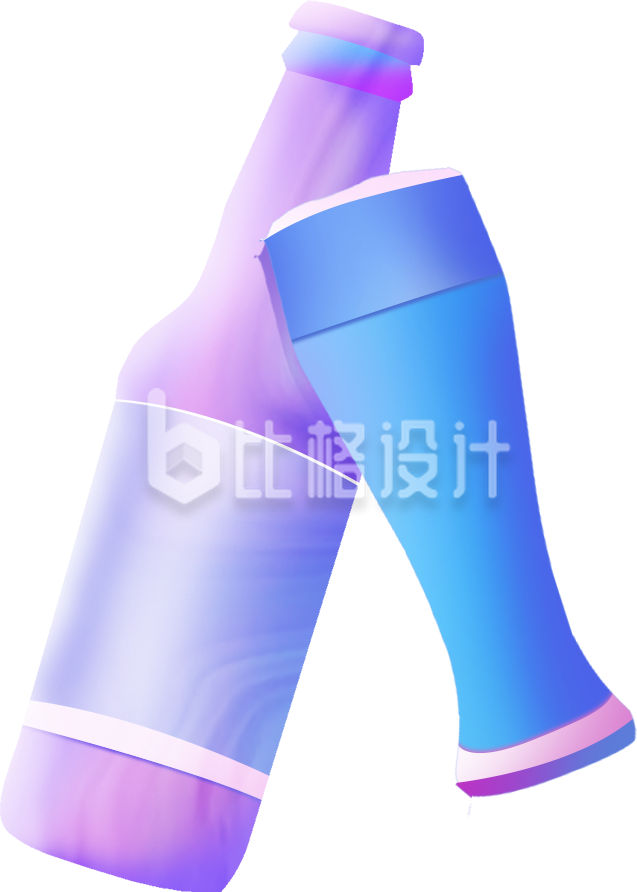 餐饮酒手绘插画