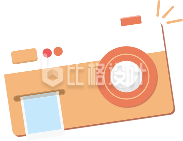 手绘拍照相机