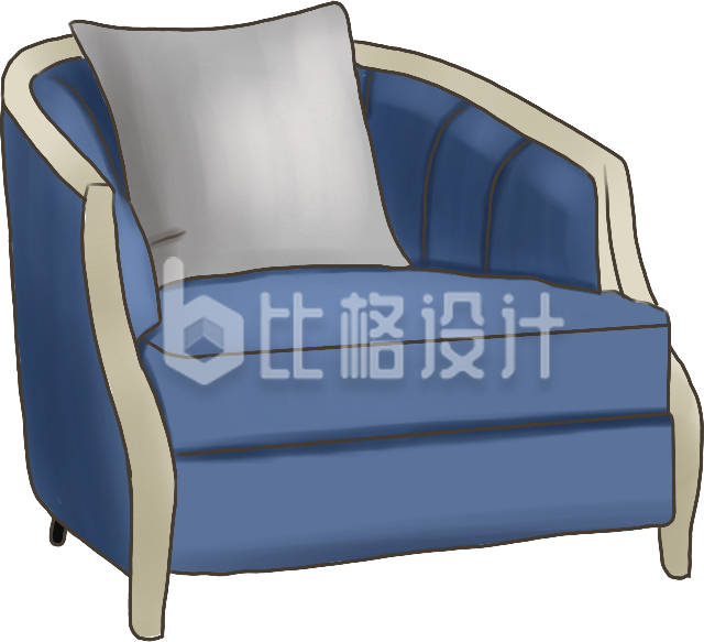 家具沙发椅子手绘