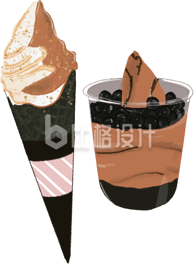 冰淇淋美食奶油促销
