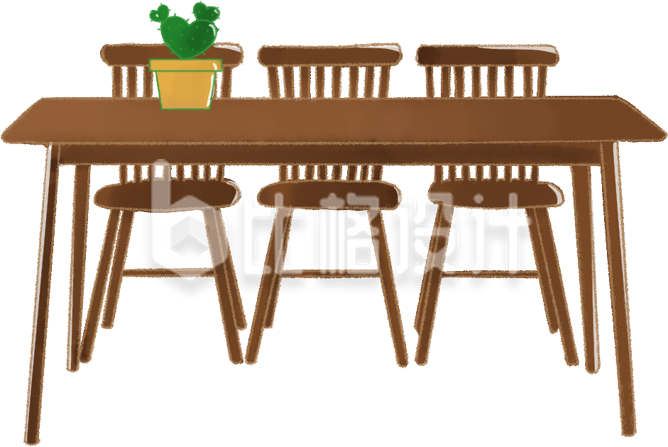 家具桌子椅子手绘