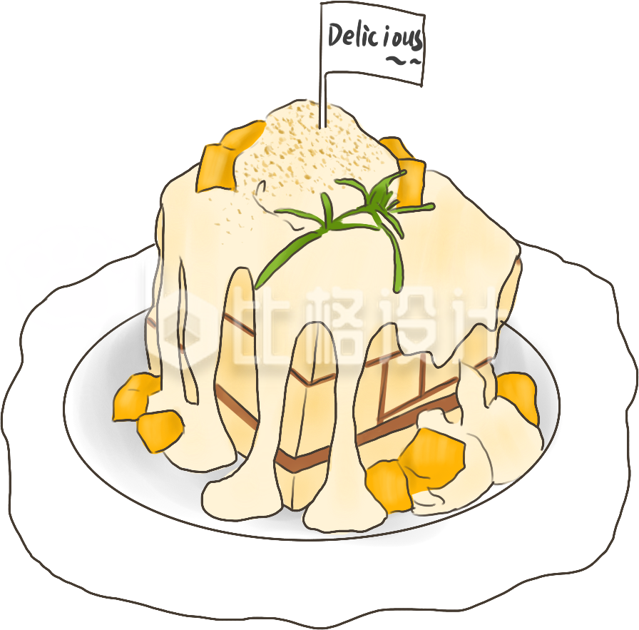 蛋糕新品促销美食