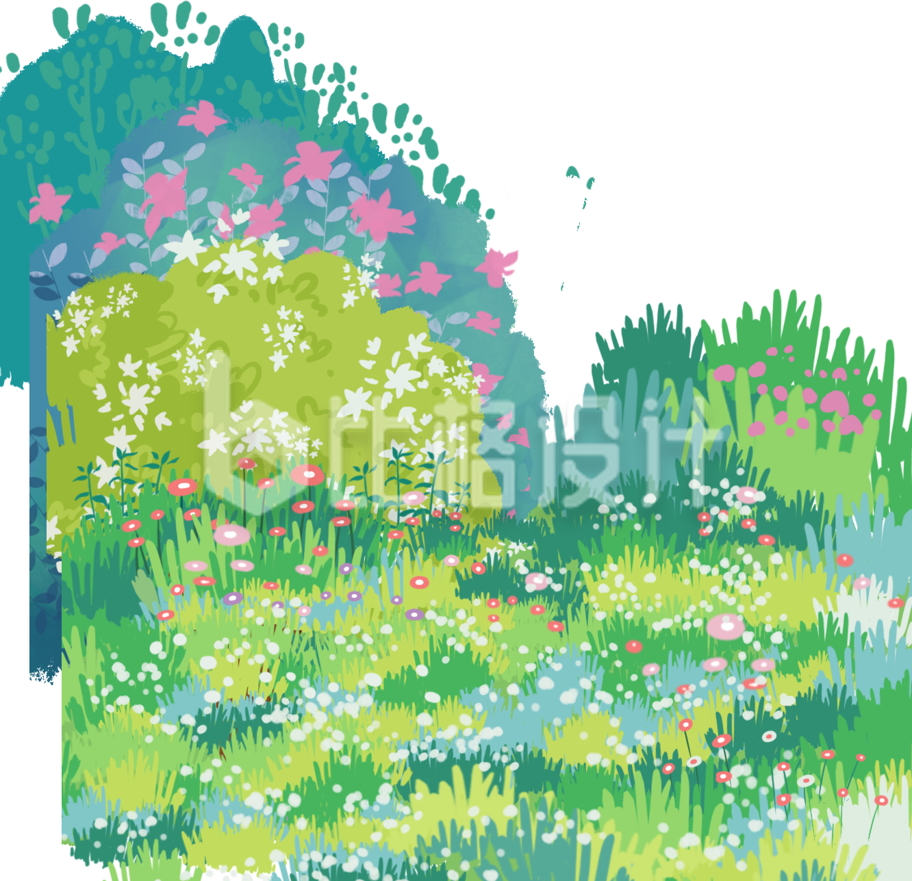 花草植物手绘