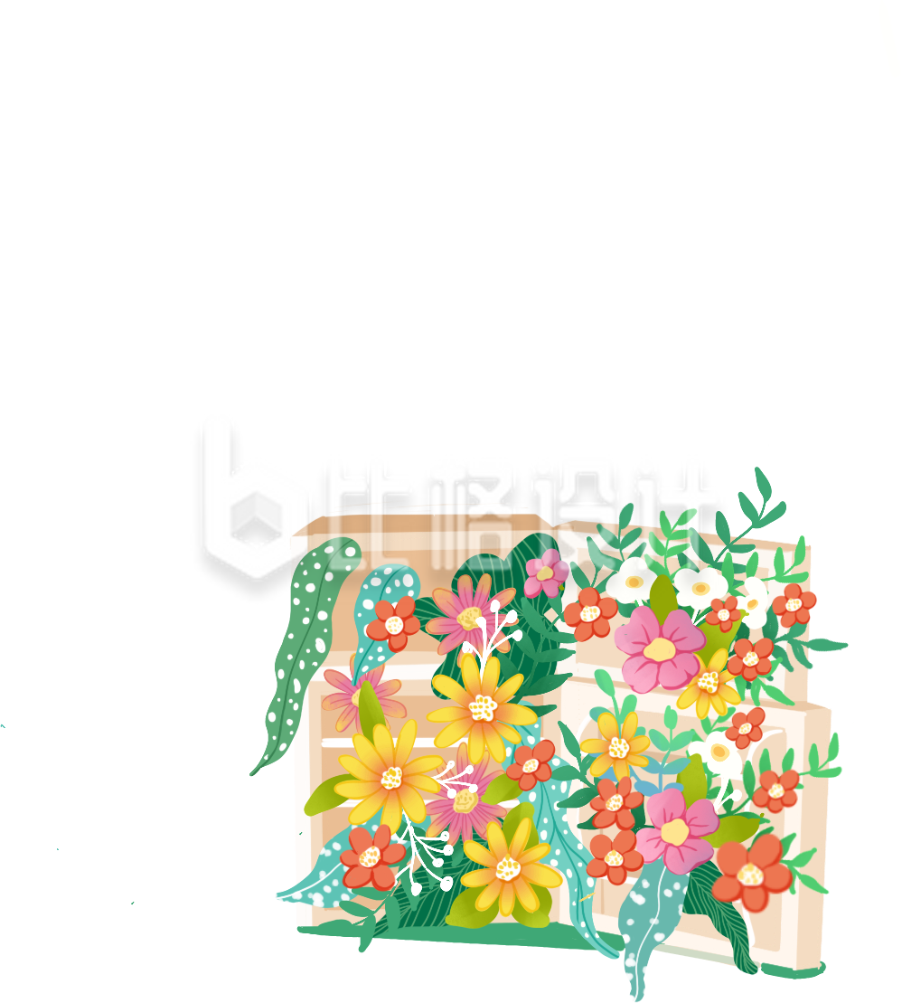 小花植物手绘