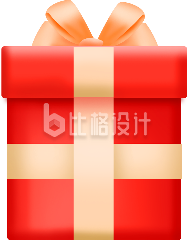 购物电商礼物手绘