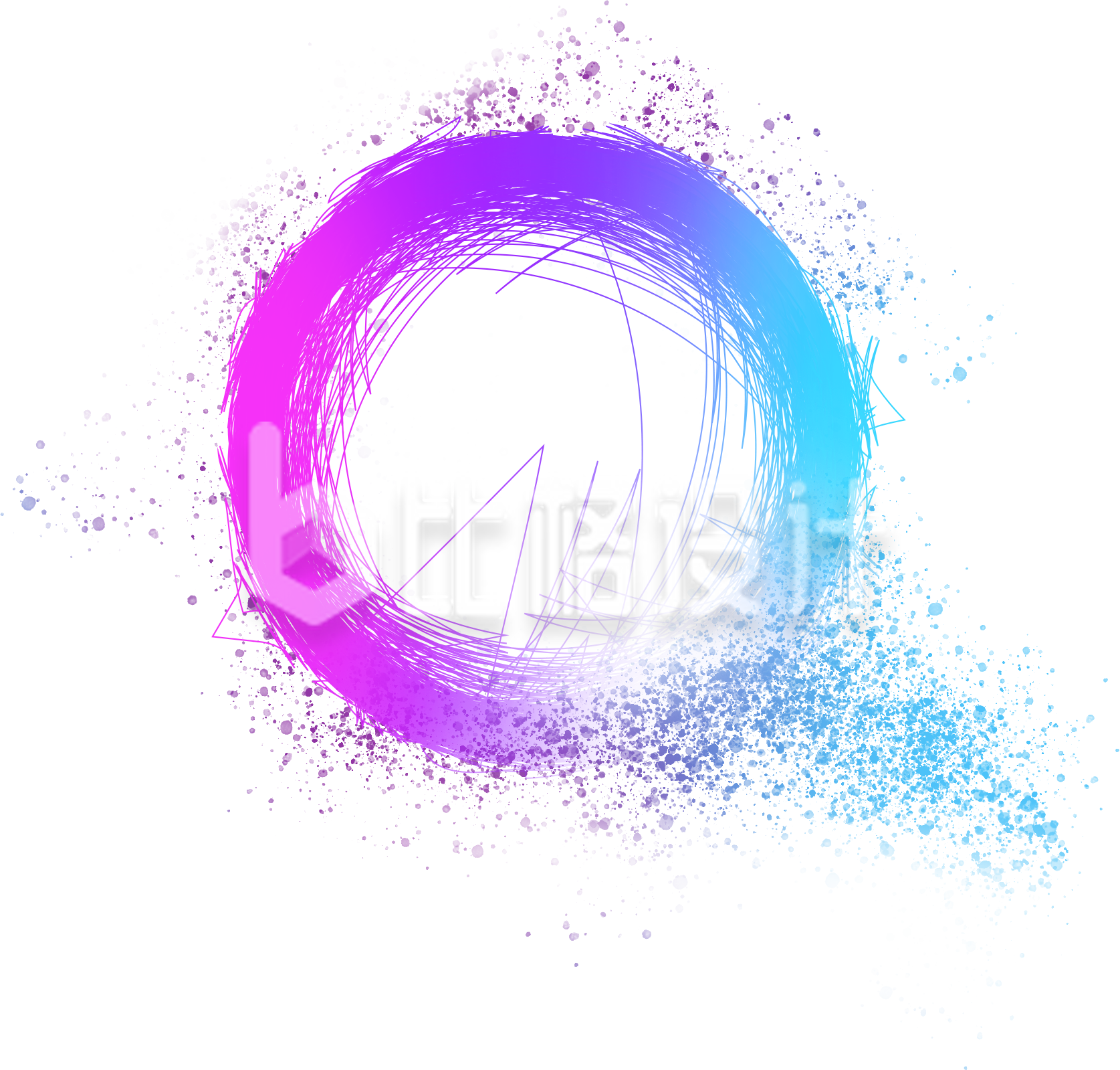 光晕发光质感