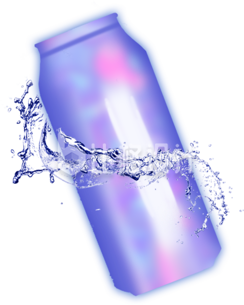 啤酒渐变瓶子