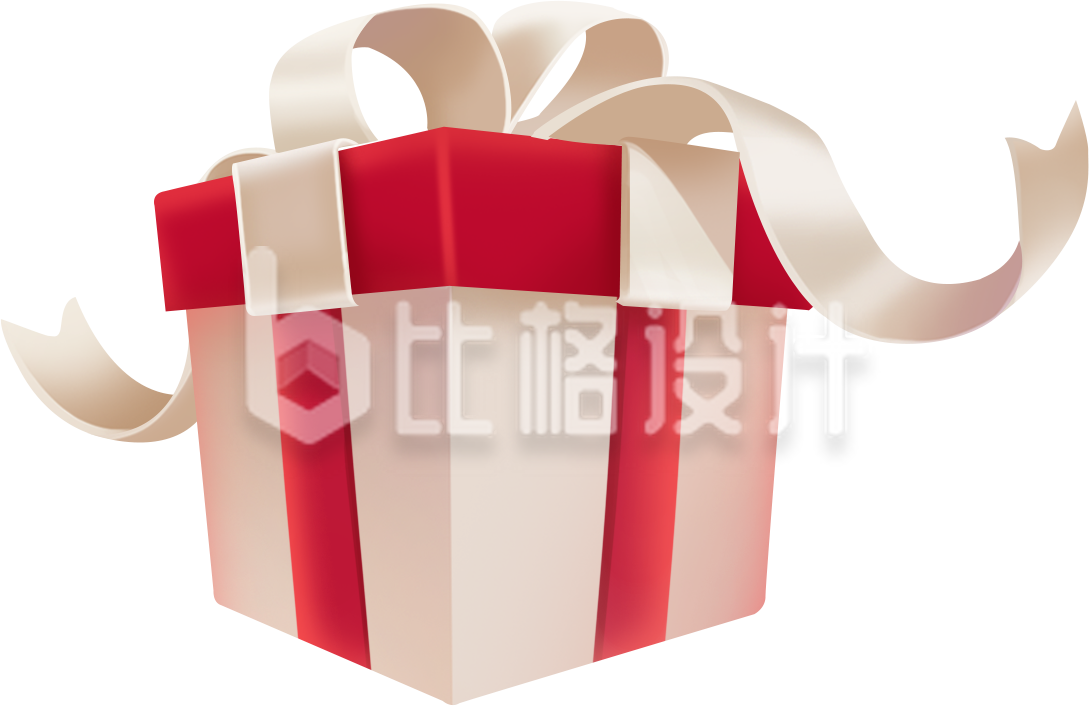 礼物购物手绘
