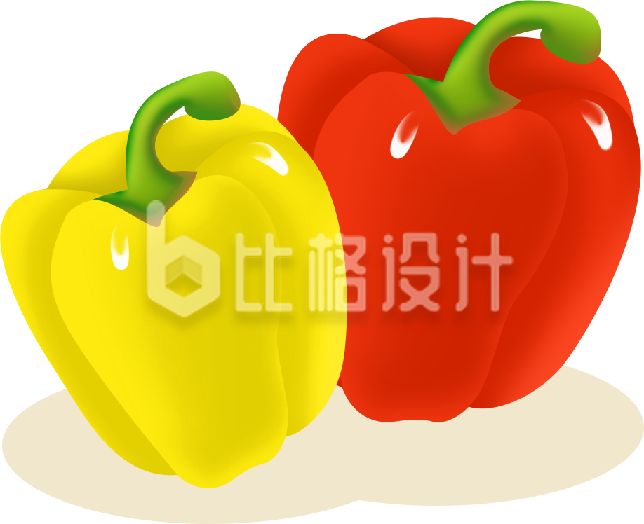 辣椒蔬菜手绘