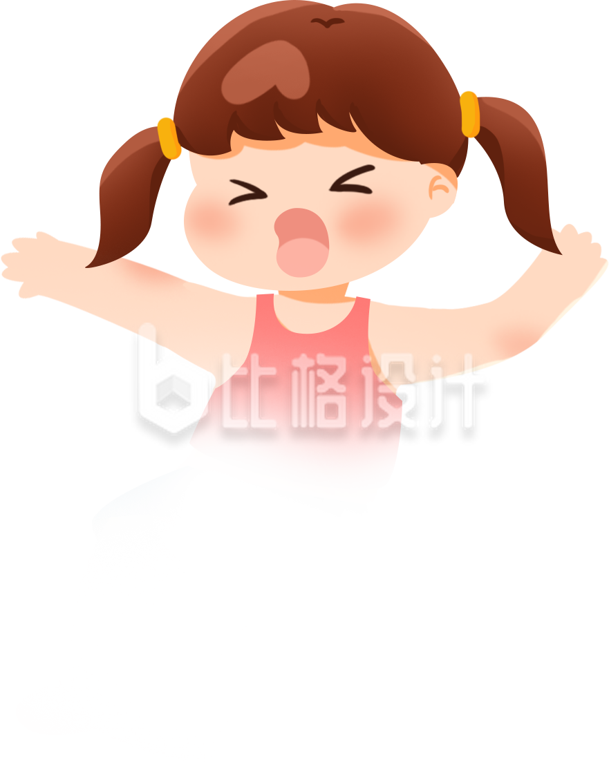 小女孩手绘