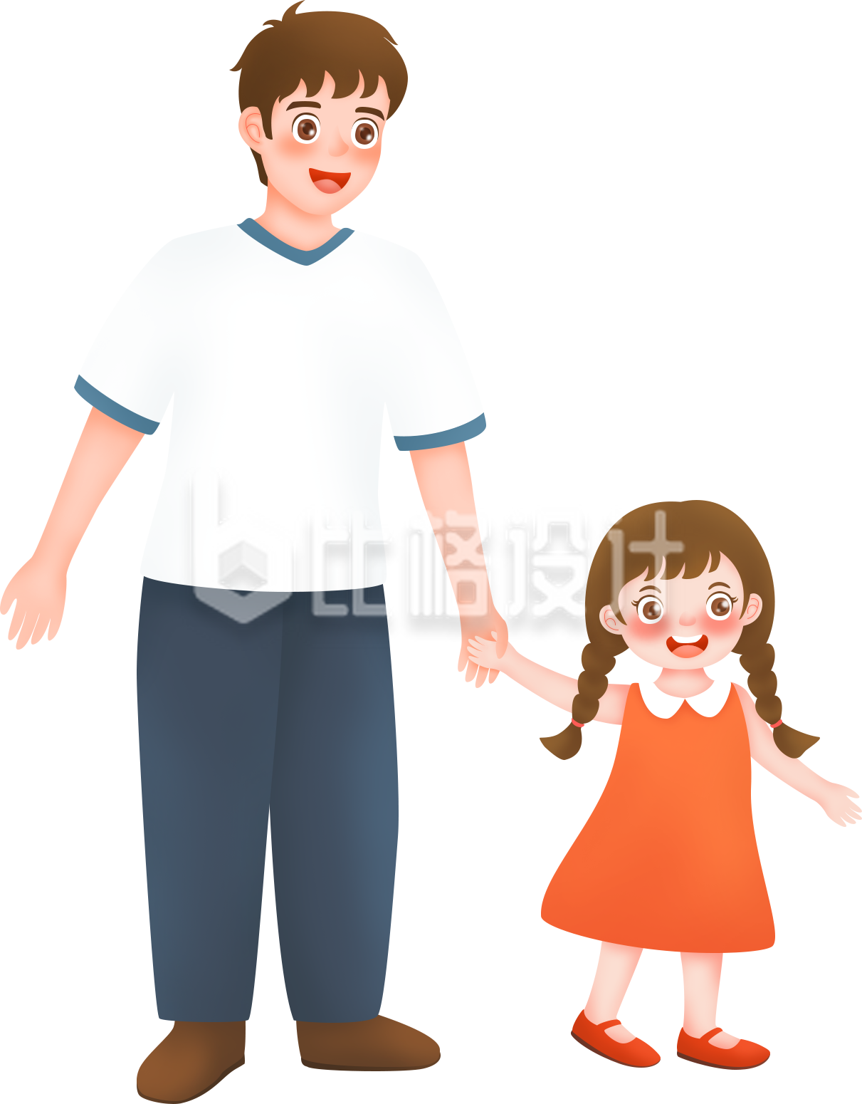 父亲节趣味手绘亲子活动